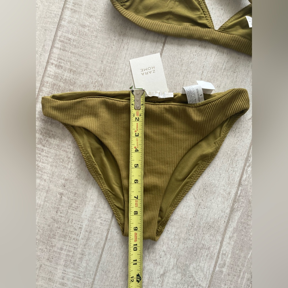 Zara Green Bikini Size Small - Picture 5 of 7